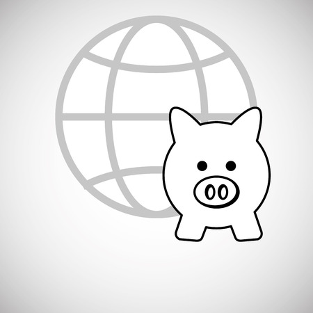 Financial item concept with icon design, vector illustration 10 eps graphic.のイラスト素材