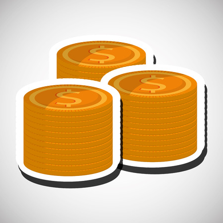 Financial item concept with icon design, vector illustration 10 eps graphic.のイラスト素材