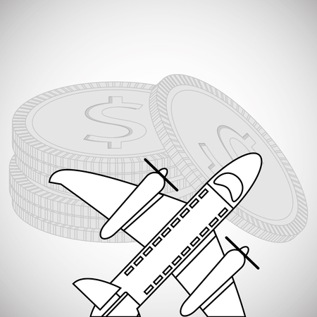 Financial item concept with icon design, vector illustration 10 eps graphic.のイラスト素材