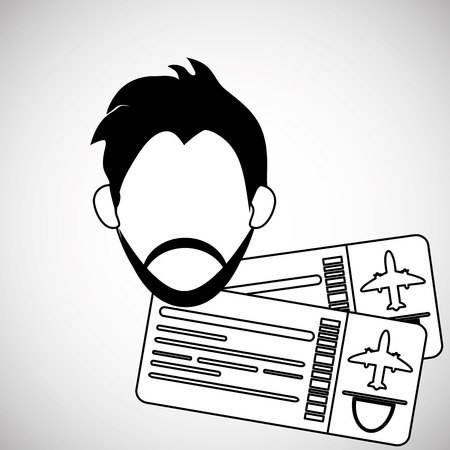 Vacation concept with icon design, vector illustration 10 eps graphic.のイラスト素材
