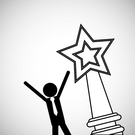 Success concept with icon design, vector illustration 10 eps graphic.のイラスト素材