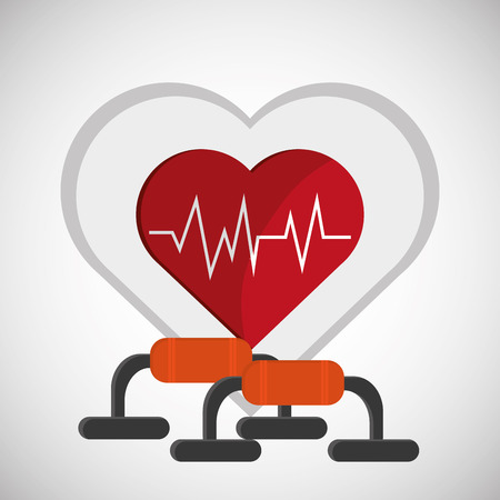 Healthy lifestyle  concept with icon design, vector illustration 10 eps graphic.のイラスト素材