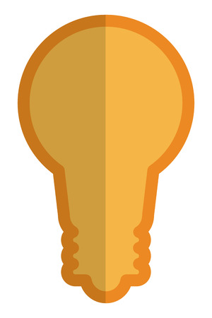 flat design of lightbulb icon vector illustrationのイラスト素材