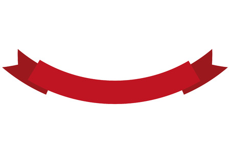 flat design horizontal banner curved downwards icon vector illustrationのイラスト素材