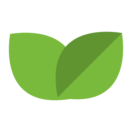 simple flat design leaves vector illustration vector illustrationのイラスト素材