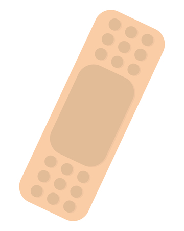 simple flat design bandage icon vector illustrationのイラスト素材