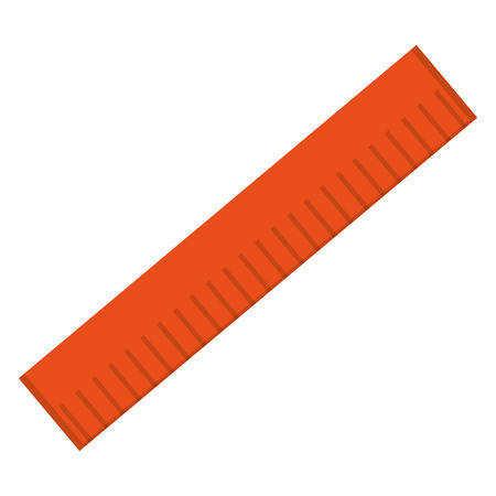flat design measuring ruler icon vector illustrationのイラスト素材
