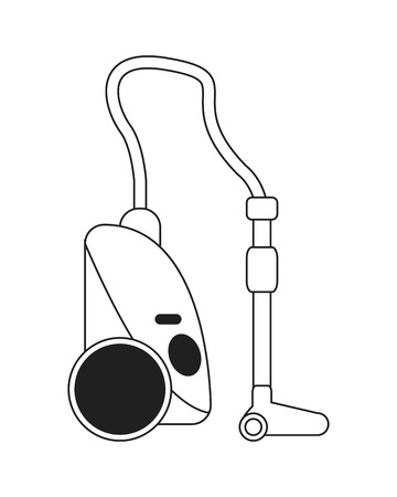 flat design vacuum cleaner icon vector illustrationのイラスト素材