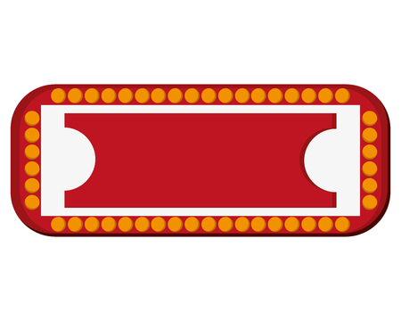 flat design circus sign icon vector illustrationのイラスト素材