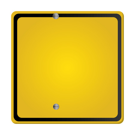 flat design yellow traffic sign icon vector illustrationのイラスト素材