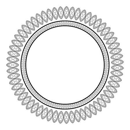 flat design decorated badge icon vector illustrationのイラスト素材