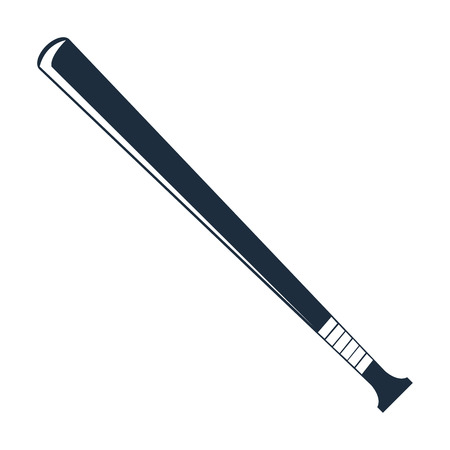 flat design baseball bat icon vector illustrationのイラスト素材