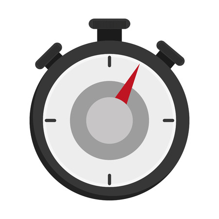 flat design analog chronometer icon vector illustrationのイラスト素材
