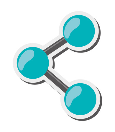 flat design single connection icon vector illustrationのイラスト素材