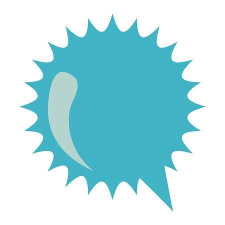 flat design colorful conversation bubble icon vector illustrationのイラスト素材