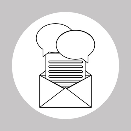 SMS concept with icon design, vector illustration 10 eps graphic.のイラスト素材