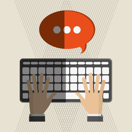 SMS concept with icon design, vector illustration 10 eps graphic.のイラスト素材