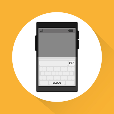 SMS concept with icon design, vector illustration 10 eps graphic.のイラスト素材