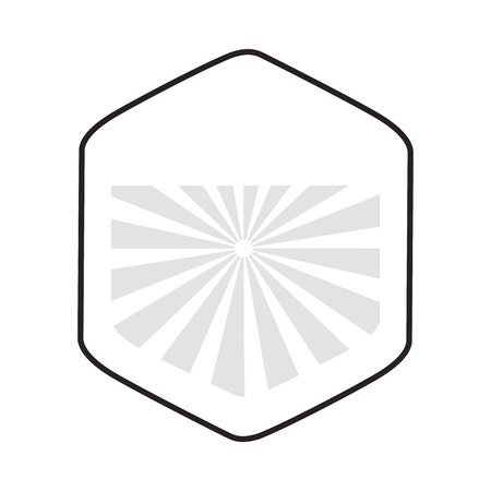 label frame vintage banner icon. Flat and Isolated illustration. Vector illustrationのイラスト素材