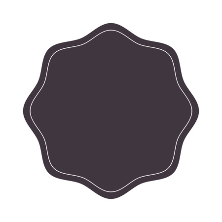 label frame vintage banner icon. Flat and Isolated illustration. Vector illustrationのイラスト素材