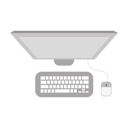 computer technology gadget electronic icon. Flat and isolated design. Vector illustrationのイラスト素材