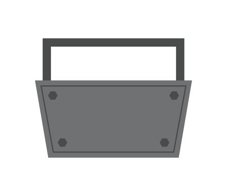 tool kit box repair construction instrument icon. Flat and isolated design. Vector illustrationのイラスト素材