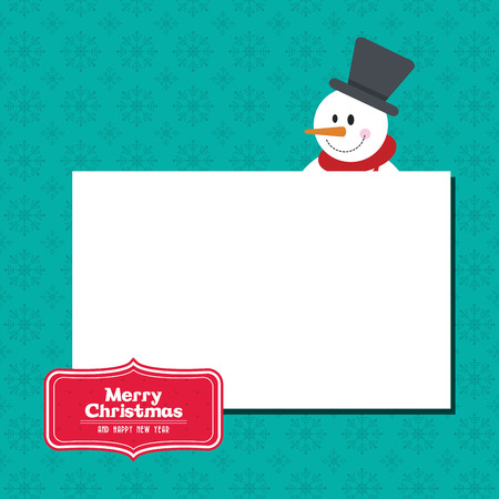 snowflake merry christmas decoration celebration winter theme image vector illustrationのイラスト素材