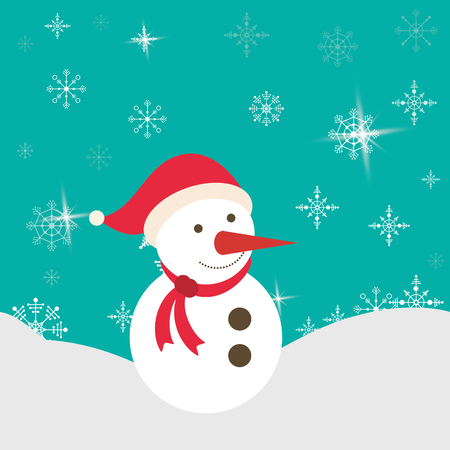 snowflake merry christmas decoration celebration winter theme image vector illustrationのイラスト素材