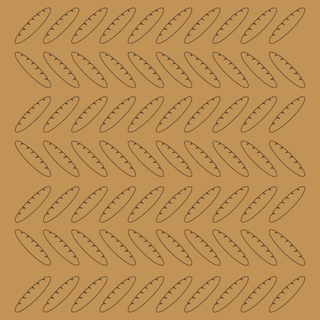 flat design bread pattern background image vector illustrationのイラスト素材