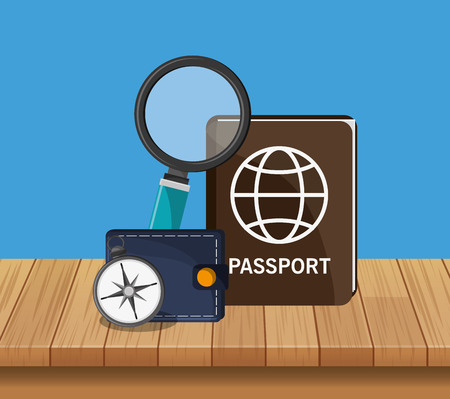 colorful design travel related icons vector illustrationのイラスト素材