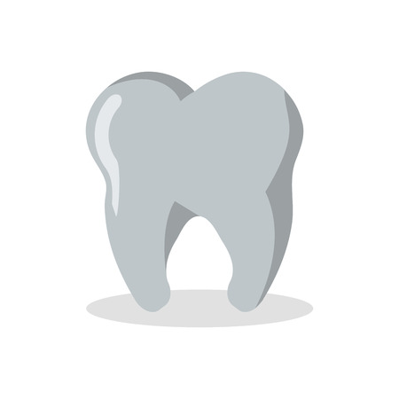 Tooth icon. Dental medical and health care theme. Isolated design. Vector illustrationのイラスト素材