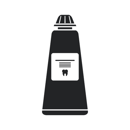 Toothpaste icon. Dental medical and health care theme. Isolated design. Vector illustrationのイラスト素材