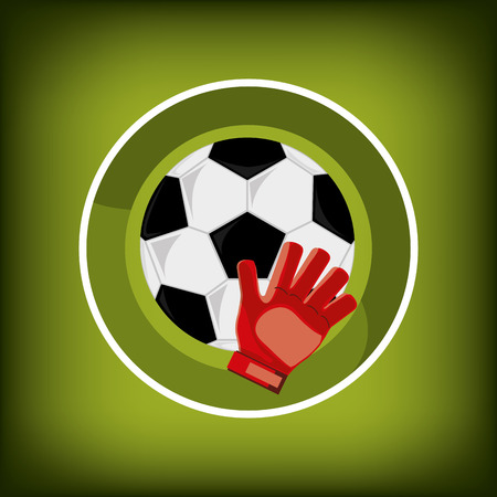 soccer ball with football related icons image vector illustration designのイラスト素材
