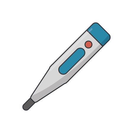 Thermometer icon. Medical health care and hospital theme. Isolated design. Vector illustrationのイラスト素材