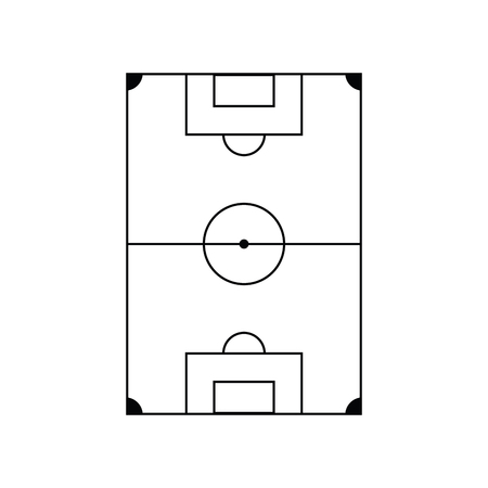 League icon. Soccer sport hobby competition and game theme. Isolated design. Vector illustrationのイラスト素材