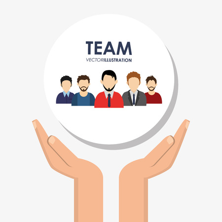 teamwork and business related icons image vector illustration designのイラスト素材