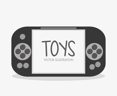 Videogame icon. Toy gift childhood play game and hobby theme. Colorful design. Vector illustrationのイラスト素材