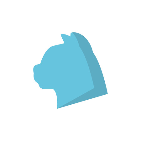 Cat icon. Pet animal domestic and care theme. Isolated design. Vector illustrationのイラスト素材