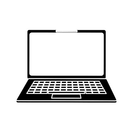 Laptop icon. device gadget technology theme. Isolated design. Vector illustrationのイラスト素材