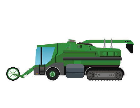 Truck machine icon. Farm lifestyle agriculture harvest and rural theme. Colorful and isolated design. Vector illustrationのイラスト素材