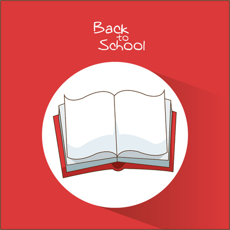 book icon. Back to school theme. Colorful design. Vector illustrationのイラスト素材