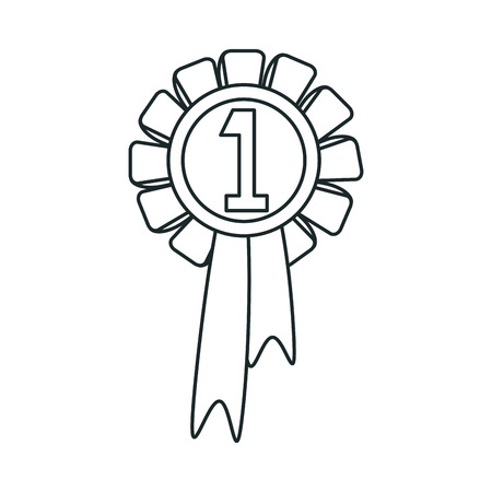 Seal stamp icon. sport competition and game theme. Isolated design. Vector illustrationのイラスト素材