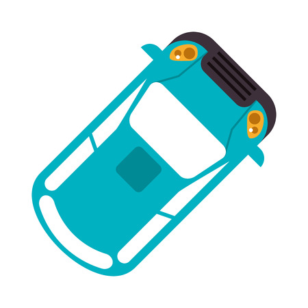 car vehicle icon. Automobile auto transportation and transport theme. Isolated design. Vector illustrationのイラスト素材