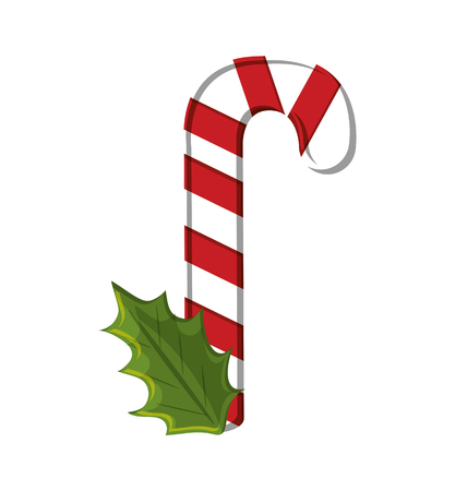 Candy icon. Christmas season decoration and celebration theme. Isolated design. Vector illustrationのイラスト素材