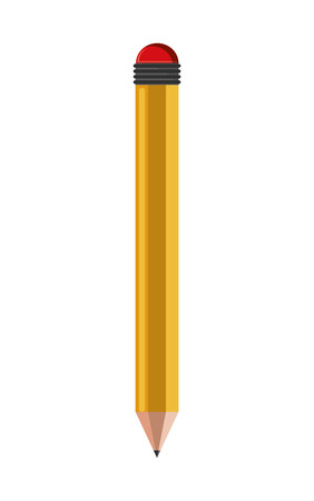 Pencil icon. Write tool office object and instrument theme. Colorful and isolated design. illustrationのイラスト素材