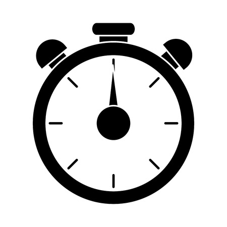 Chronometer tool icon. Fitness gym bodybuilding bodycare and fit theme. Isolated design. Vector...