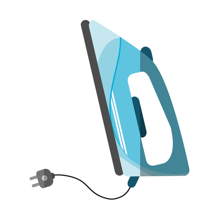 Iron machine icon. House appliances supplies and electronic theme. Isolated design. Vector illustrationのイラスト素材