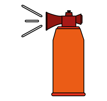 whistle icon. Sport hobby competition and game theme. Isolated design. Vector illustrationのイラスト素材