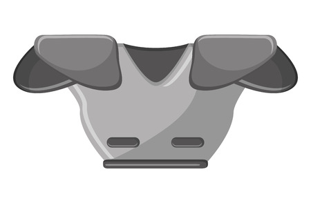 Tshirt of american football icon. Sport hobby competition and game theme. Isolated design. Vector illustrationのイラスト素材