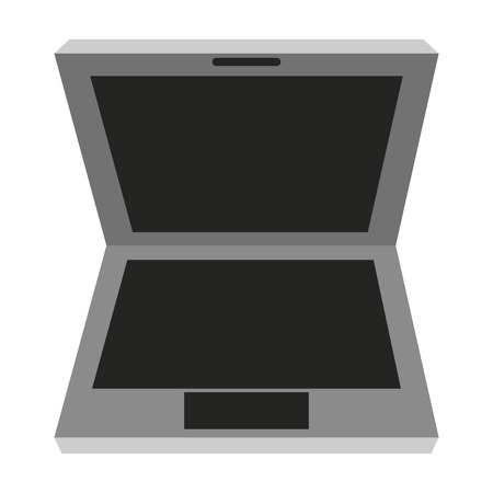Laptop icon. Device gadget technology and electronic theme. Isolated design. Vector illustrationのイラスト素材